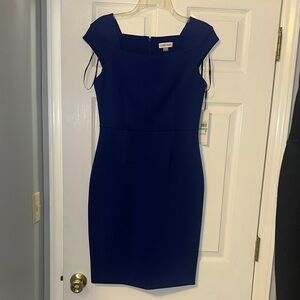 Calvin Klein Navy Cap Sleeve Dress